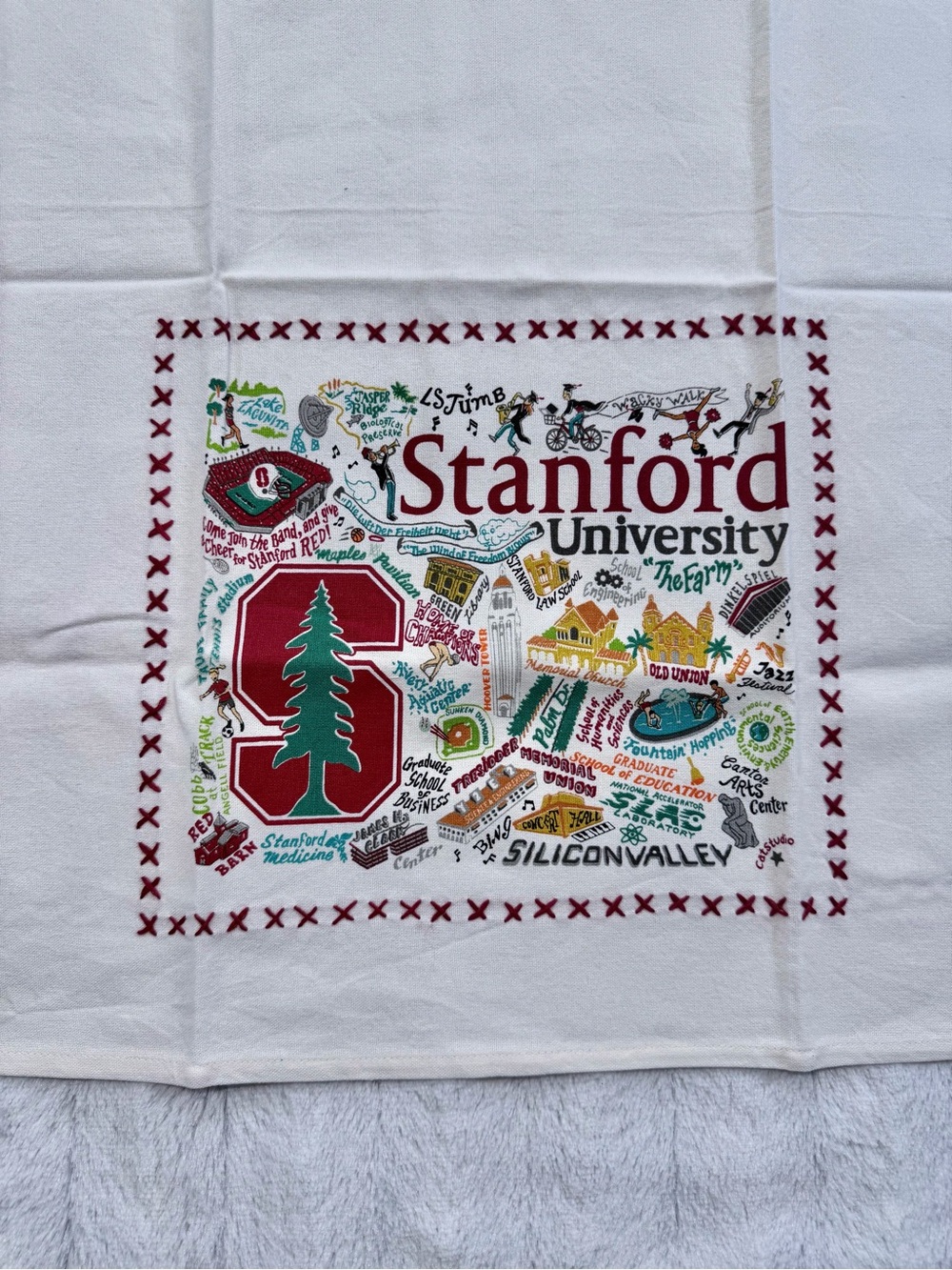 Stanford University Graphic Tea Towel